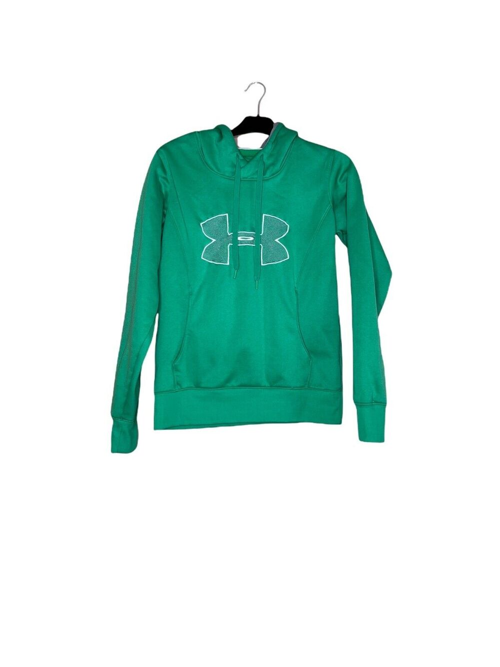 Under Armour Womens green Hoodie jacket Coldgear sz s/m pullover